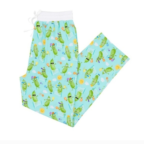 NIB Little Sleepies Pickle Power Men's Pajama Pants - L - Bamboo, Cozy, Lounge - Picture 2 of 10